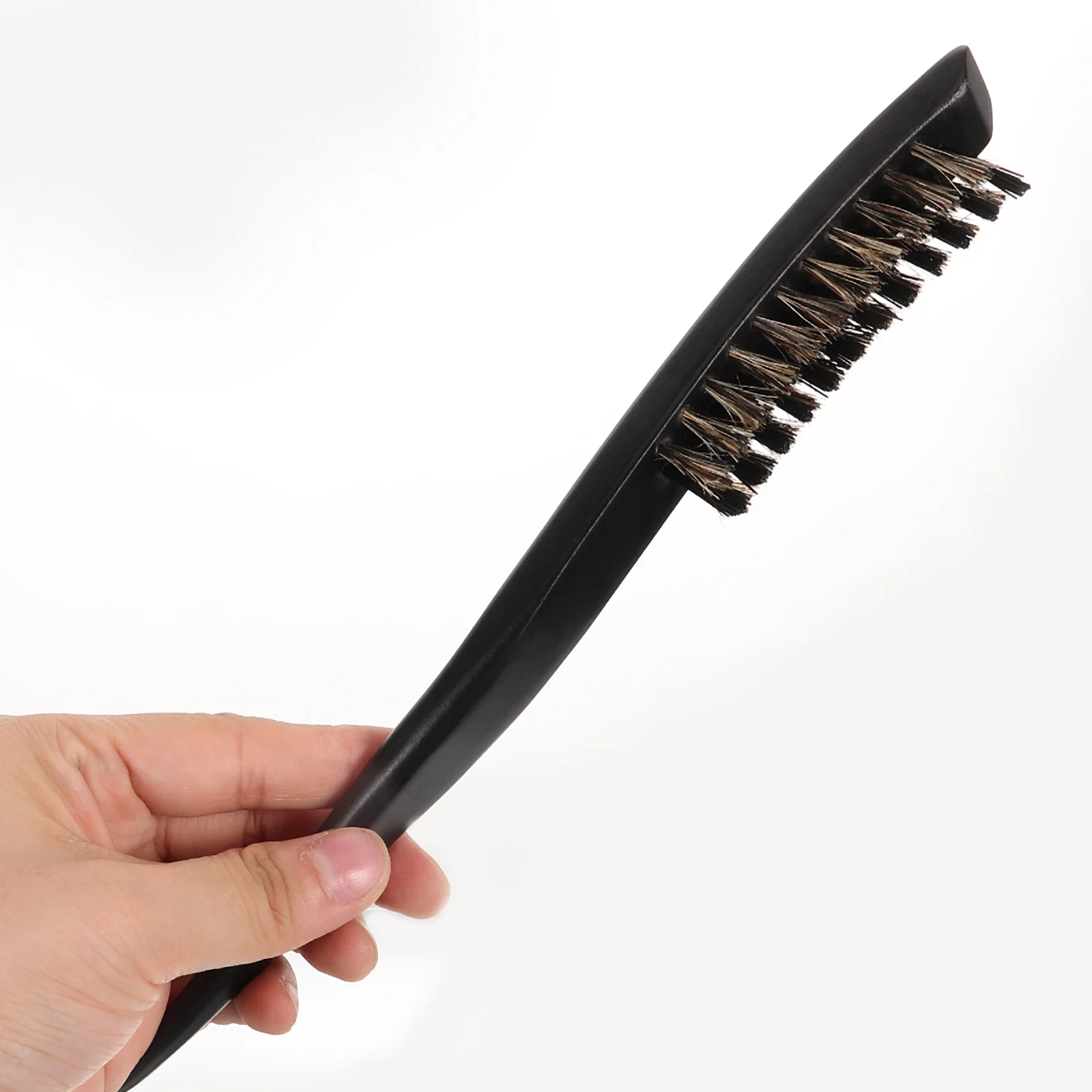 Hair Brushes Comb Wooden Handle Boar Bristle Three-row Pointed Tail Comb Teasing Brush Barber hairdress salon hair styling Tool