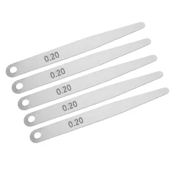 Stainless Steel Feeler Gauge Ruler Welding Inspection Tool Measuring Tools Feeler Gage 5pcs 0.2 Thickness Gauge for Gap Width