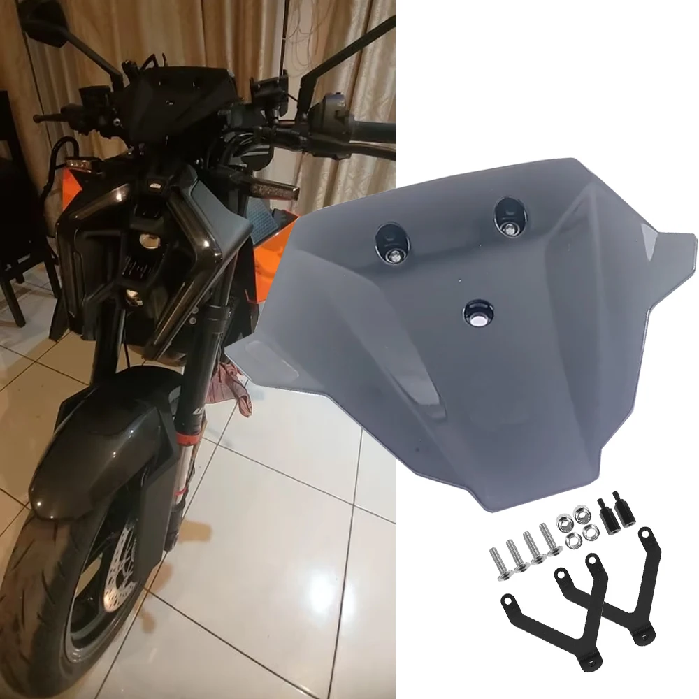 For Duke 990 Windscreen Windshield Wind Deflector Motorcycle Accessories for DUKE 990 2024 2025 Flyscreen Sports Screen Fairing