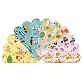 120 pçs dos desenhos animados padrão animal hemostático crianças bonito band-aid auto-adesivo bandagem primeiros socorros kit de emergência ferida gesso remendos