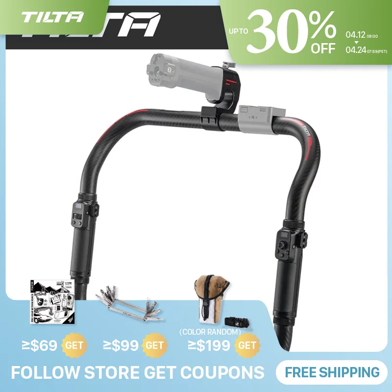 

Кольцевая рукоятка-держатель TILTA TGA-ARG Advanced Ring Grip для камер DJI Ronin RS2, RS3 Pro, RS4, RS4 Pro, RS5 из углеродного волокна