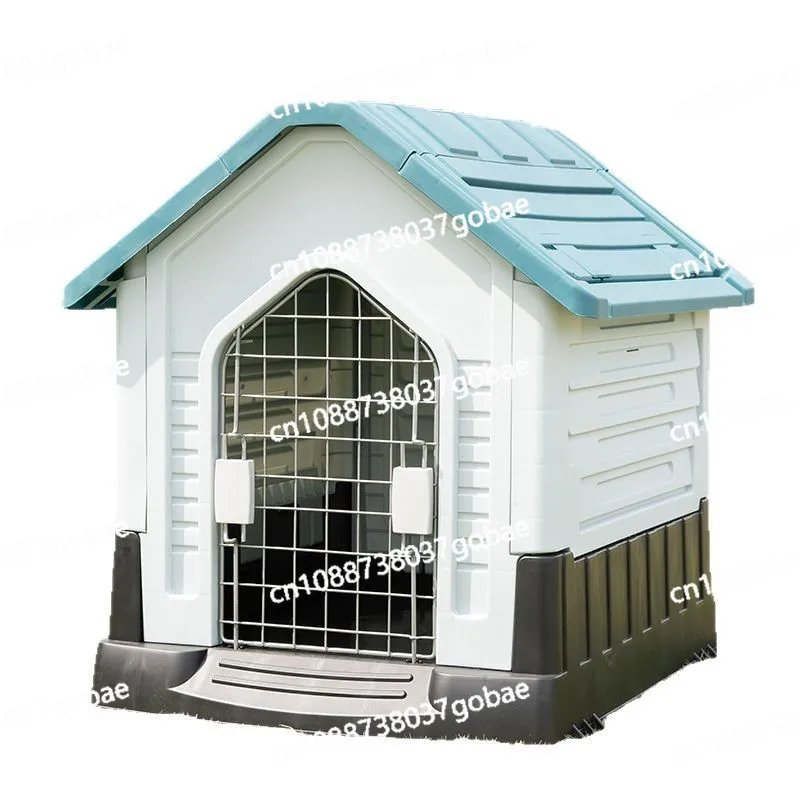 Lluvia al aire libre, frío, sol, aislamiento térmico, universal en todas las estaciones, casa para perros fuerte y duradera, casa para perros mediana y grande