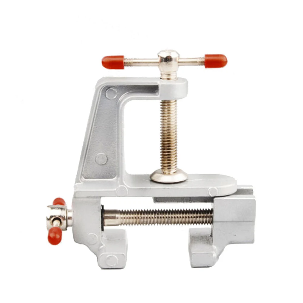 Tischschraubzange aus Aluminiumlegierung, 30 mm, Tisch- und Werkbankklemmschraubzange für DIY-Handwerk, Formenfixierung und Reparatur – Detail 12