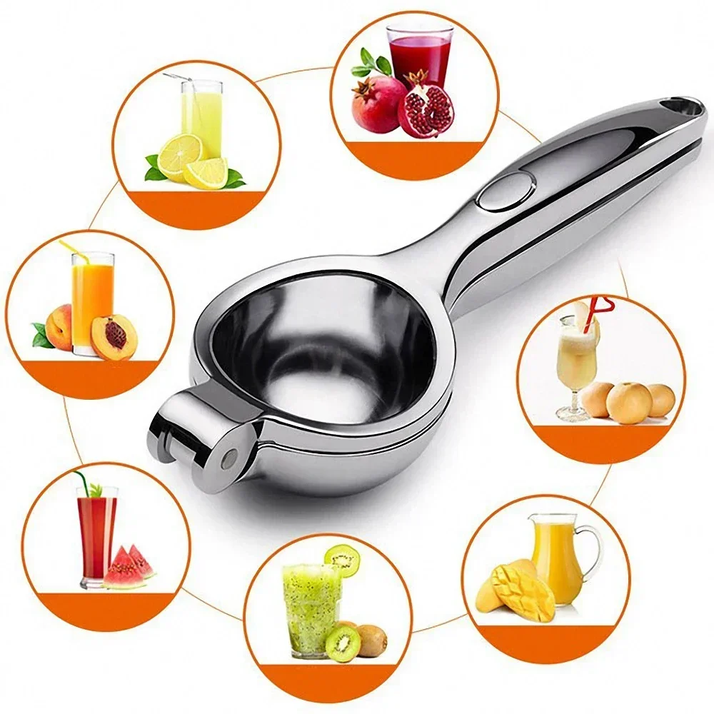 New Stainless Steel Household Fruit Lemon Manual Juicer Citrus Orange Hand Squeezer Press Machine Durable Kitchen Tool New