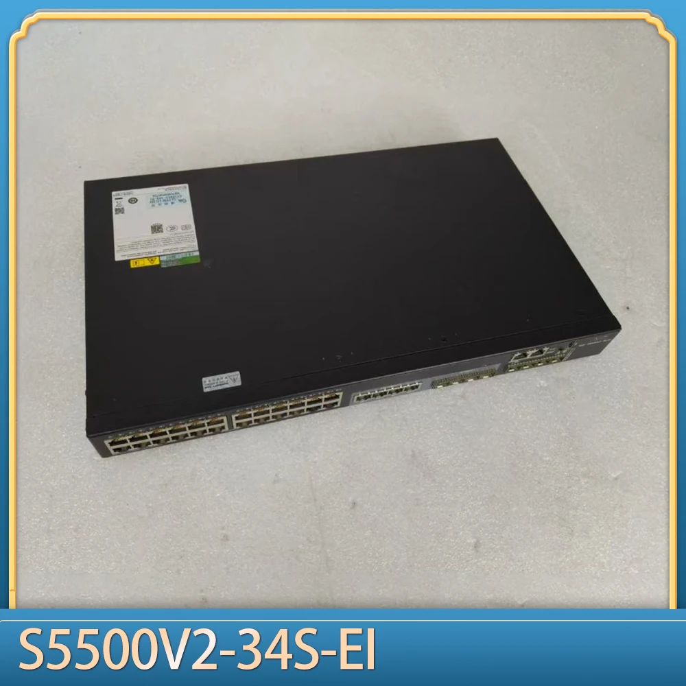 

Коммутатор с 28 портами и 4 оптическими портами 10G SFP S5500V2-34S-EI