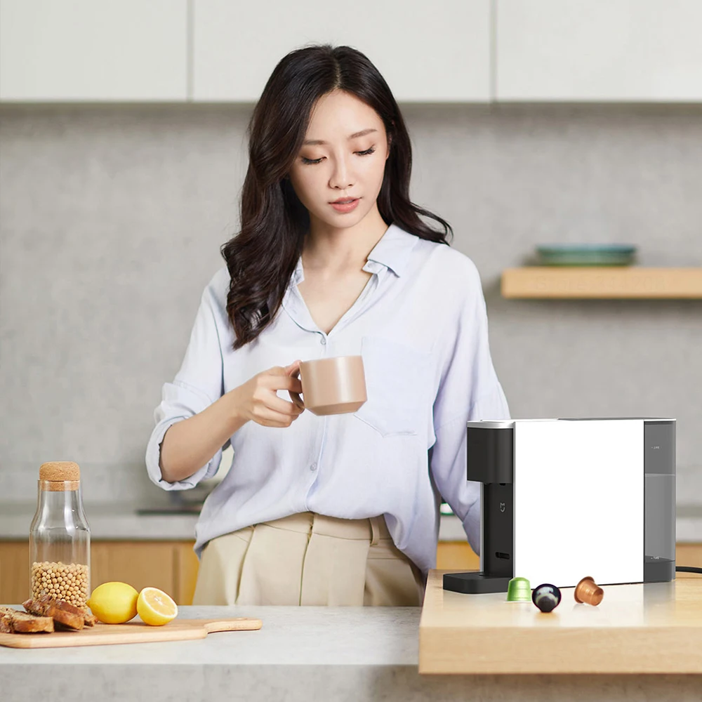 2024 XIAOMI MIJIA Capsule caffettiere S1301 macchina da caffè Espresso Cafe robot da cucina protezione spegnimento automatico 20BAR