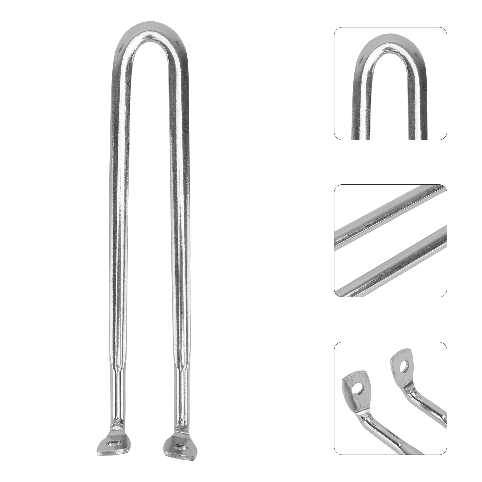 

4Pcs Stainless Steel Pot Handles Universal Milk Pan Handles Heat-Resistant Anti-Scald Comfortable Gripping Accessories