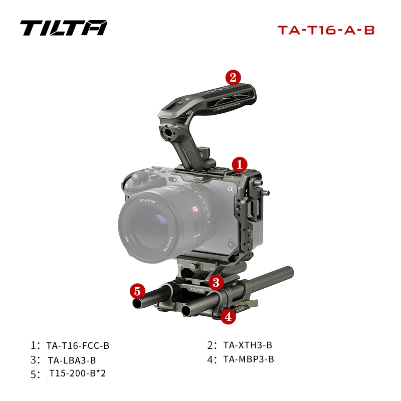 TILTA TA-T13-C Full Điện Ảnh Khung Máy Ảnh FX3 Pro Bộ/FX3 Cơ Bản Bộ Cho Sony FX3 / FX30 Vỏ Giáp Bảo Vệ nhẹ