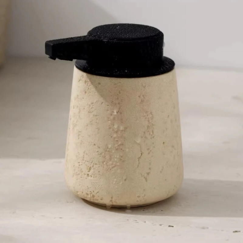Automatic Foam Soap Dispenser, Travertine Touchless Hand Washer, Infrared Sensor for Kitchen Bathroom, Modern Home Decor