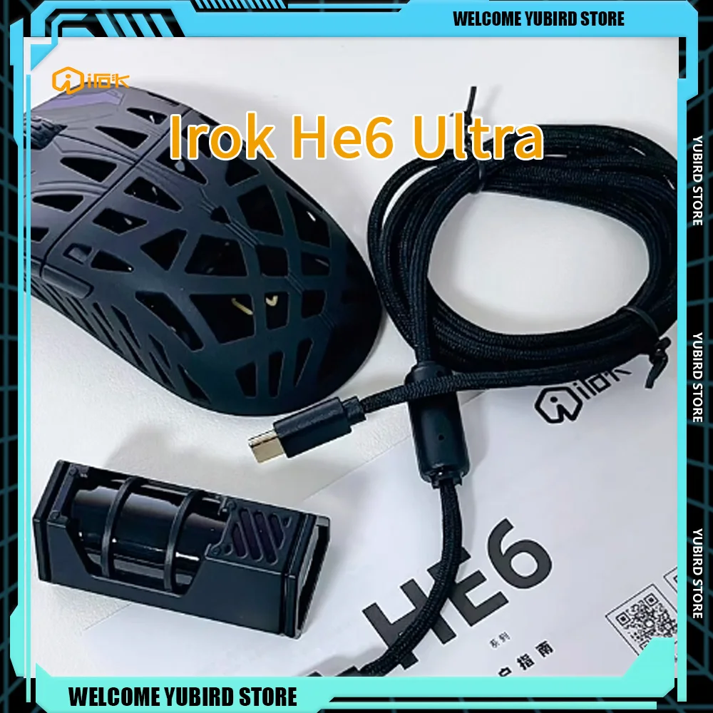 irok-he6-ultra-e-sports-souris-de-jeu-en-fiber-de-carbone-leger-sans-fil-tri-mode-capteur-paw3950-500mah-pc-souris-laptap