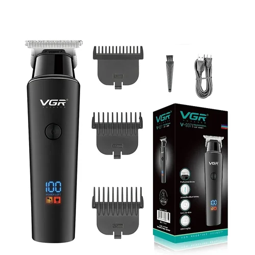 VGR-cortadora de pelo eléctrica para hombre, máquina profesional para cortar el pelo, Barba, bigote, peluquero, V-937