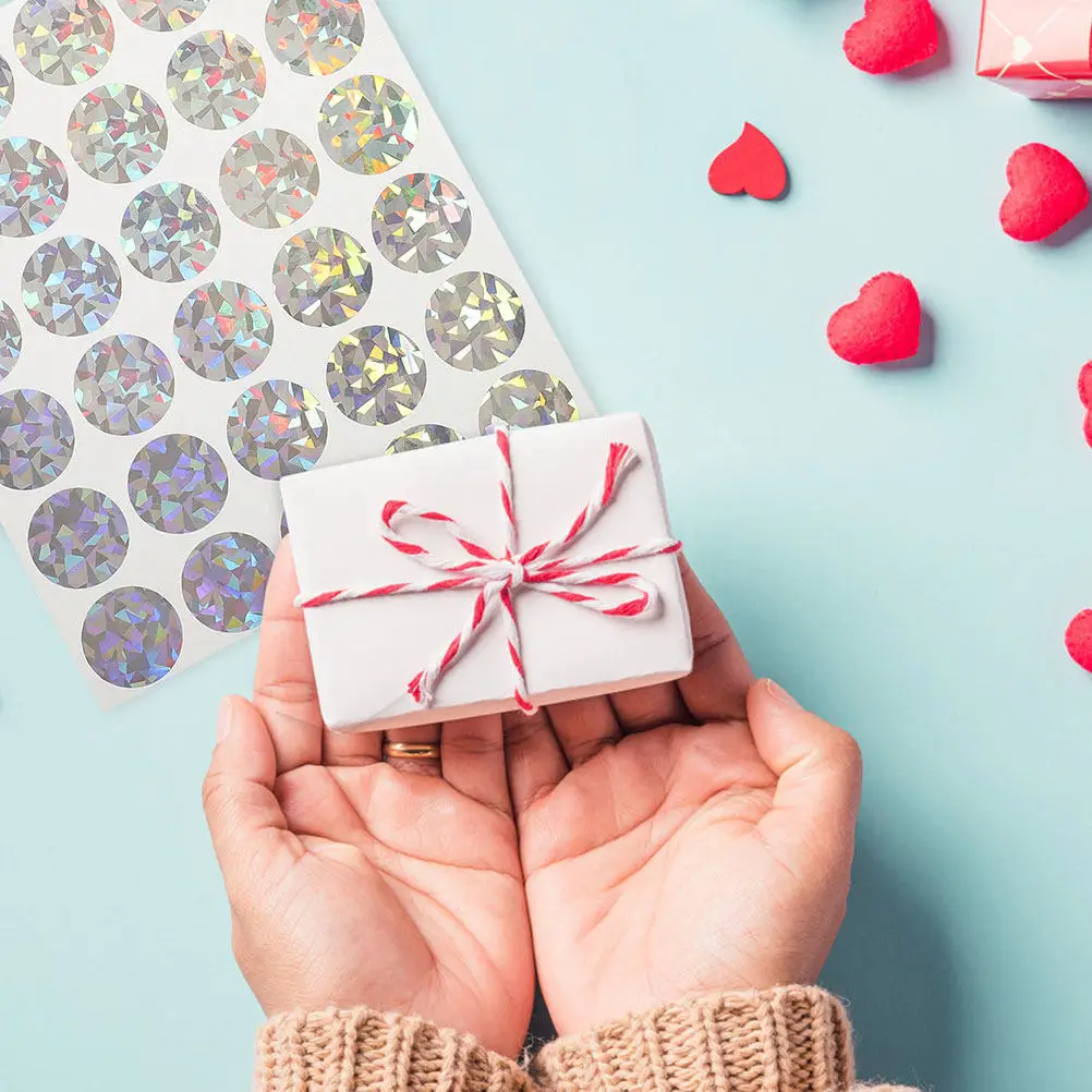 Autocollants à gratter en papier, 30 pièces, autocollants circulaires à gratter pour billets DIY, jeux de classe, cartes de récompense, prix