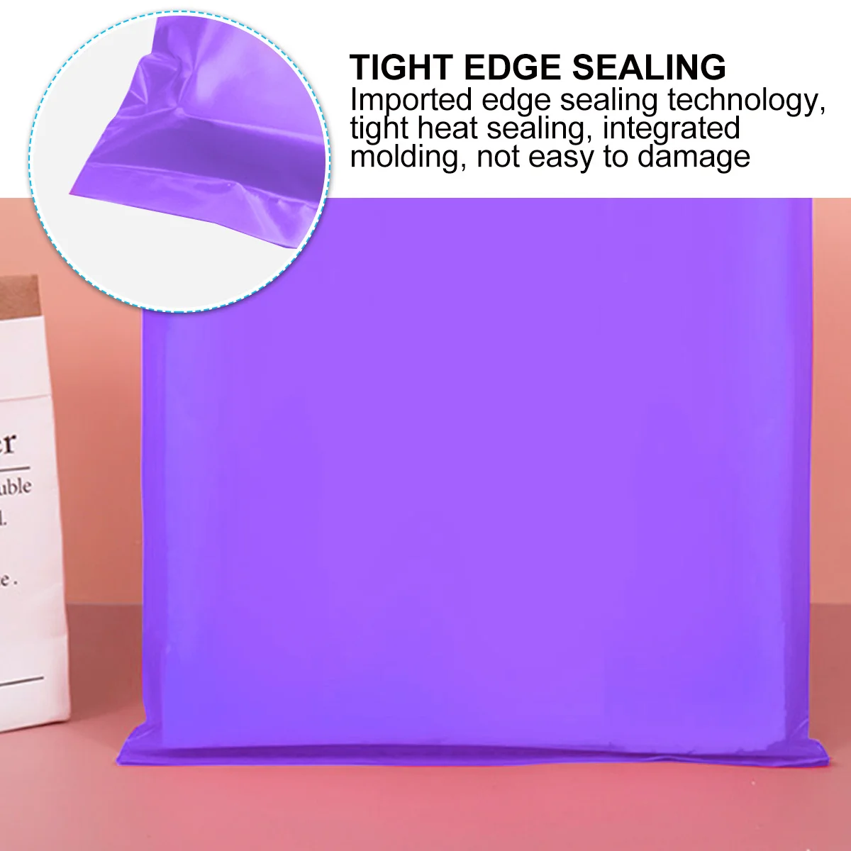 

100Pcs Plastic Handheld Bags Heavy Duty Flat Storage Pouch for Food Gift Party Supplies Home Decoration Candy Organizer Light