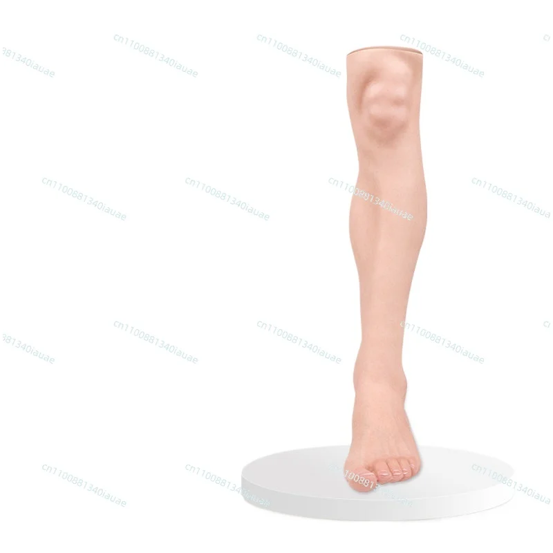 Silicone Prosthetic Leg Cover Simulation Left and Right Foot Cover Accessories Amputation Prosthesis Beautification