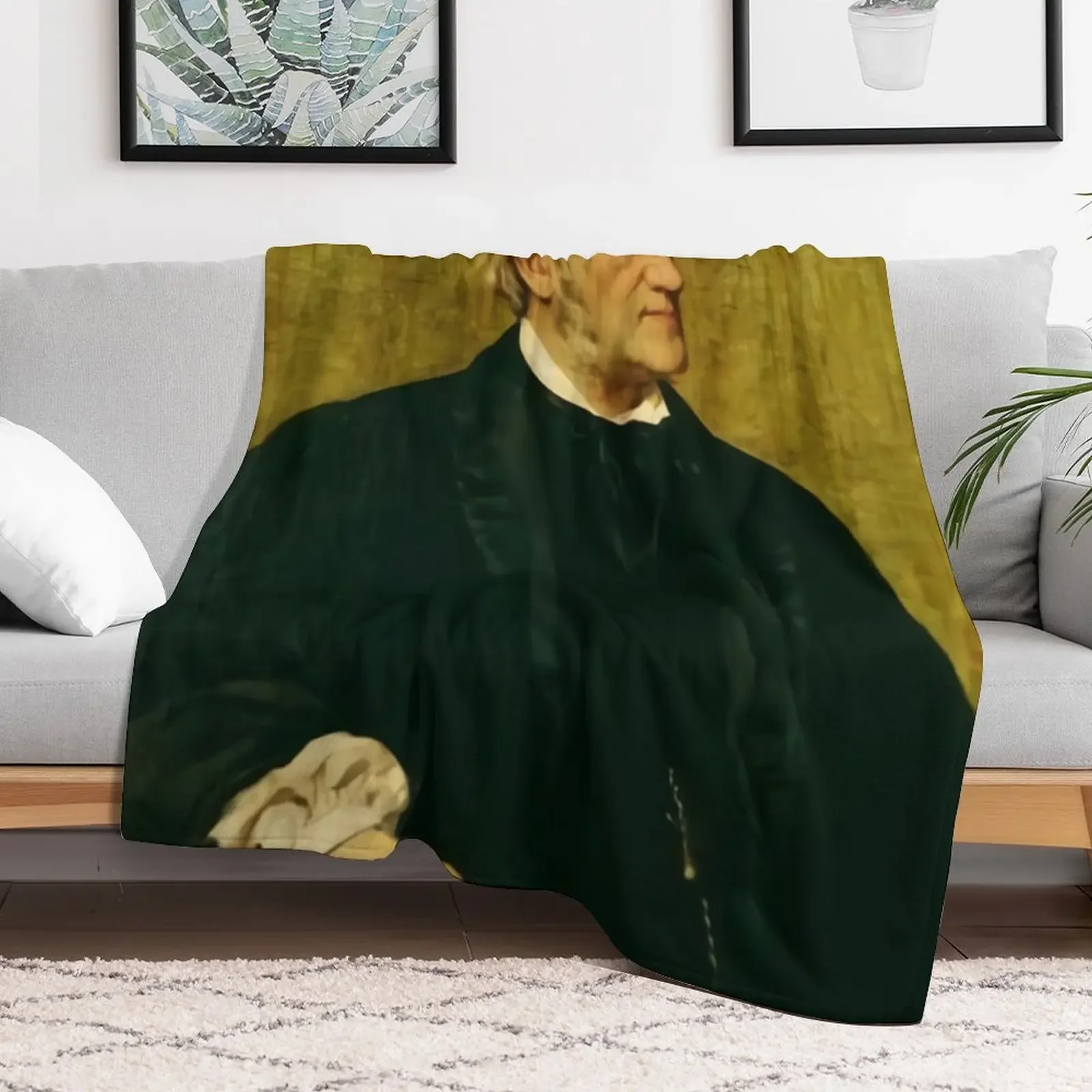 Vintage Richard Wagner Throw Blanket Giant Sofa Luxury Brand warm winter Soft Big Blankets