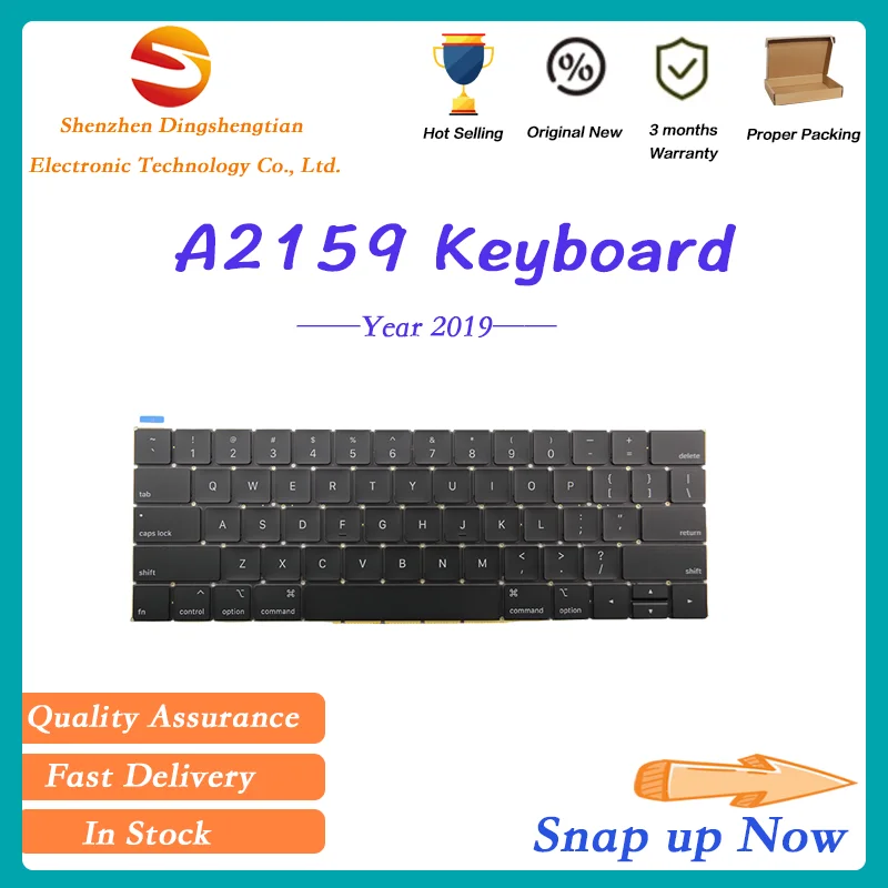 New Original A2159 EMC3301 Keyboard For MacBook Pro 13