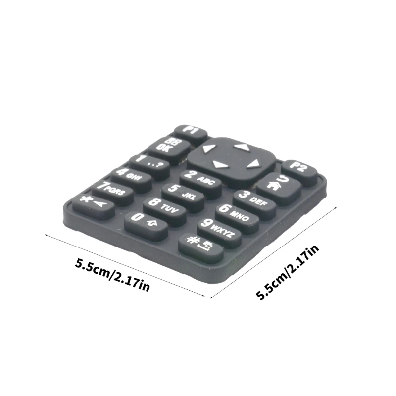 Clavier en caoutchouc en plastique pour XPR7550E XPR7580E DGP8550E DP4800E DP4801E ACCESSOIRES RADIO RADI