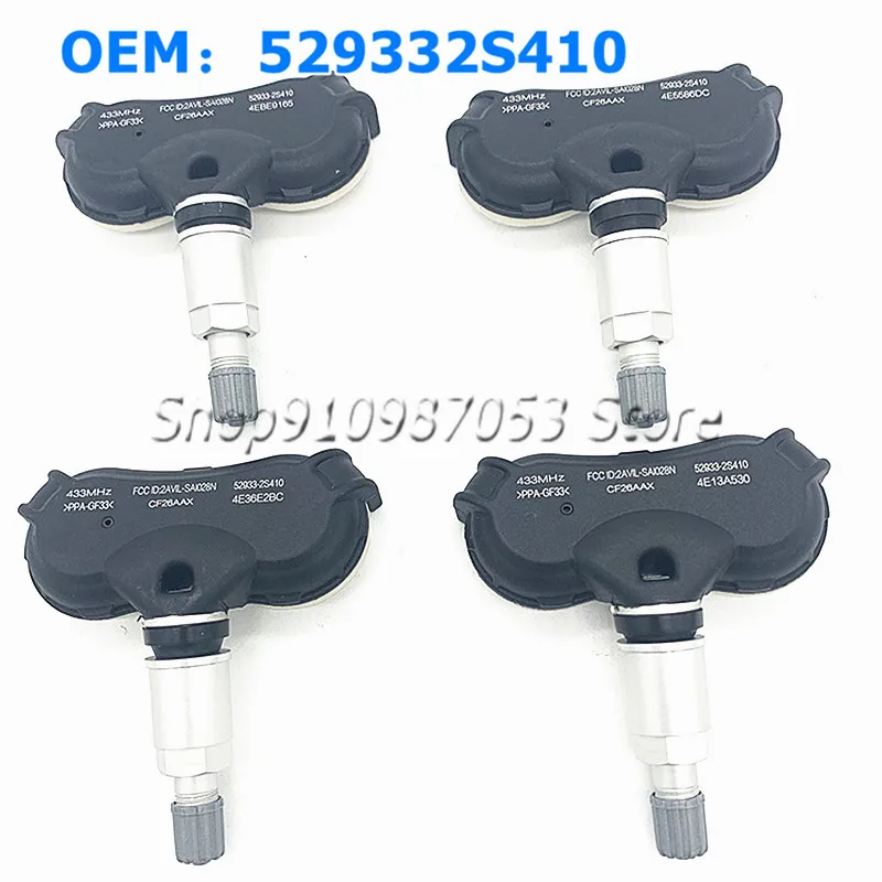 4 Pcs Tire Pressure Sensor For 2013-2015 HYUNDAI IX35 LM TUCSON LM KIA SPORTAGE SL TPMS 433MHz 52933-2S410 529332S410