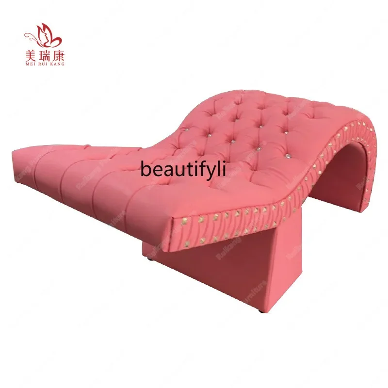 Beauty Salon Facial Bed Body Massage Massage Couch Curve Eyelash Tattoo Embroidery Massage Bed