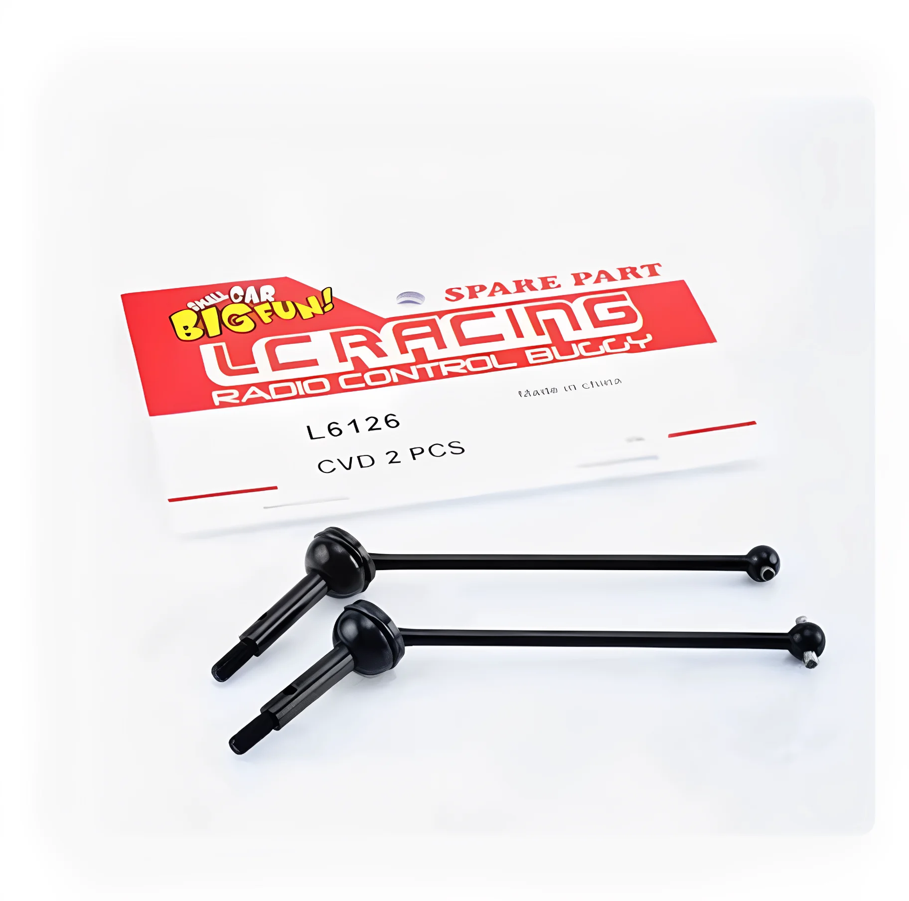 2Pcs L6126 CVD Constant Velocity Drive Shaft for LC Racing 1/14 Off‑Road Rally Short Course Desert Truck Monster Buggy RC