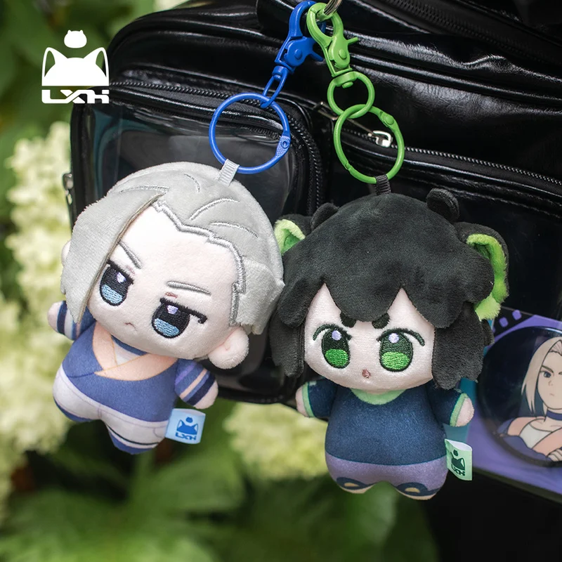 10cm Luo Xiaohei War Chronicles Plush Toys Backpack Accessories 10cm Humanoid Doll Cute Cartoon Creative Design Fan Gift Toy