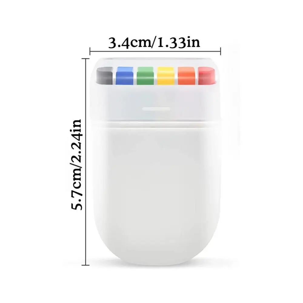 DIY Paint Accessories Rainbow Face Painting Stick Water-Soluble Bright Colors Face Body Paint 6 Color Non-Toxic Body Art Paint