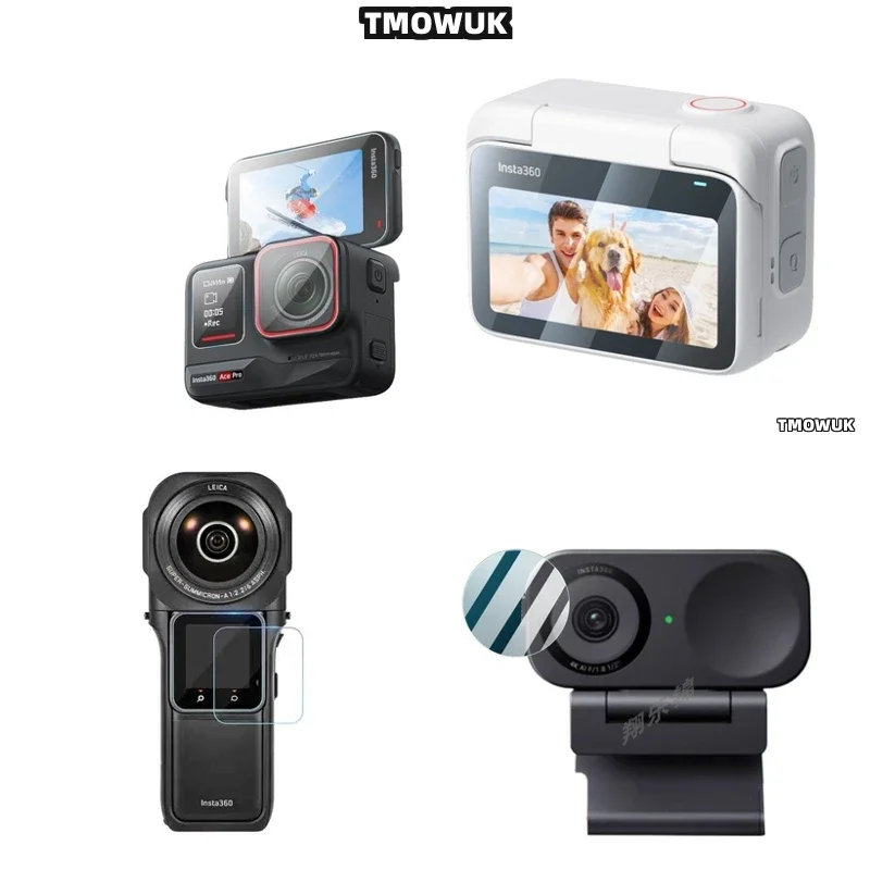 

Anti - Static Hard Tempered Glass Screen + TPU Lens Protector For Insta360 ACE Pro AcePro 2