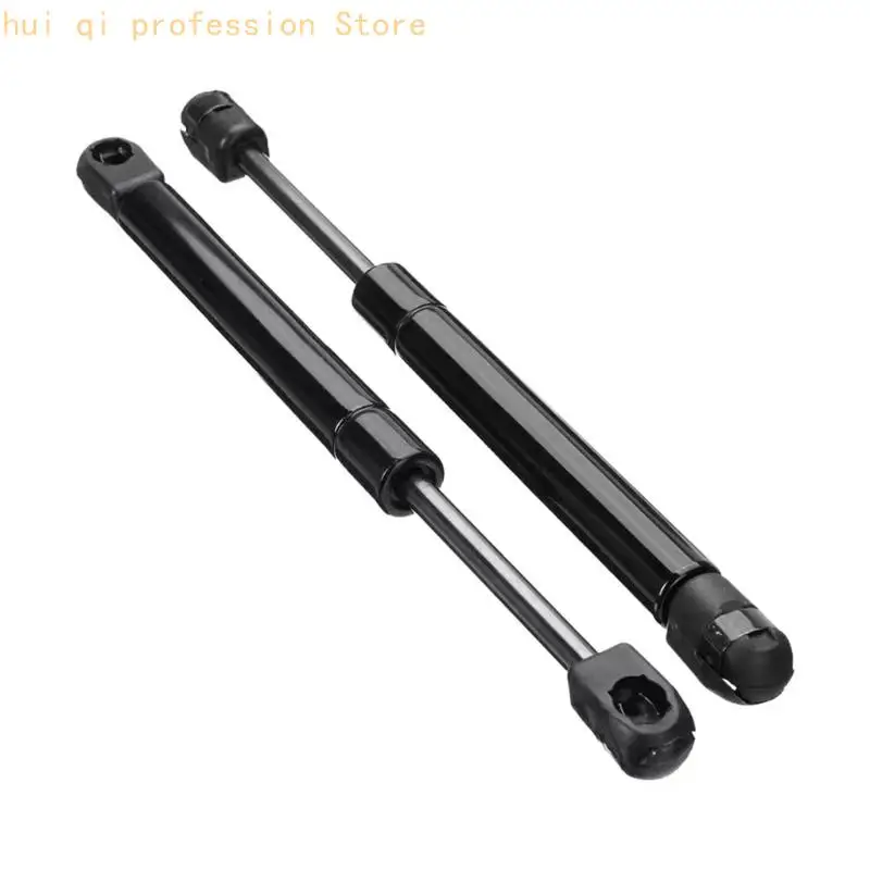 Heckklappen-Stützstoßdämpfer, Paar aus 2 schwarzen Metallstangen mit 492 mm Abstand von Mitte zu Mitte, passend für LY Rear Gate – Detail 4