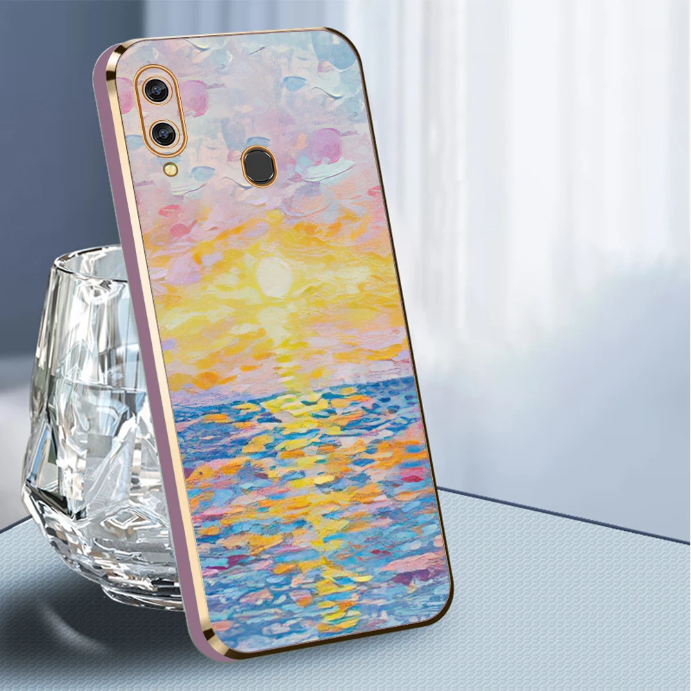 

New Cases For Samsung Galaxy A01 02 03 04 S E A11 12 13 14 20 21 22 23 30 5G Phone Case Electroplated TPU Anti-Drop Soft Casing