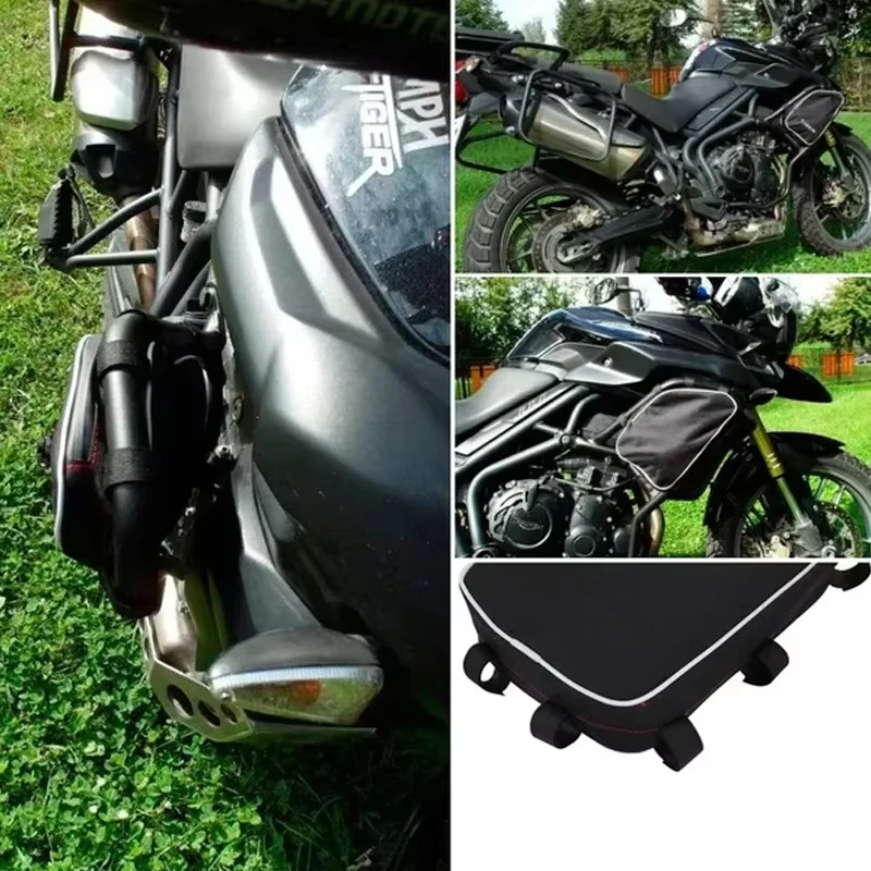 NEW Motorcycle For TIGER 800 TIGER800 Tiger 800 Tiger800 Frame Crash Bar Waterproof Tool Repair Bag Accessorie