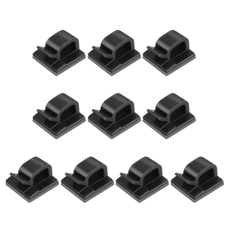 10 Pieces Self-adhesive Driving Recorder Cable Holder Fixer Clips Wire Dropship