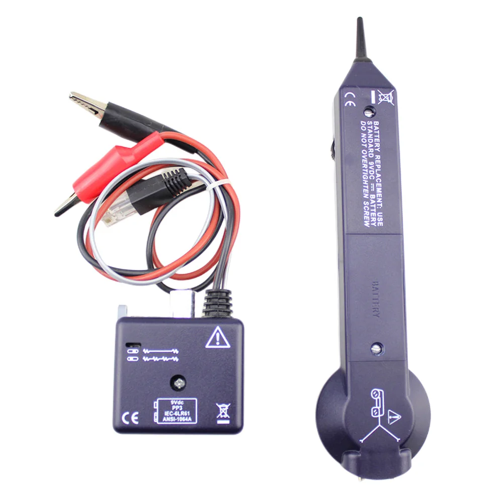 Precisão Tom Gerador Kit Fios Tone Tracer Amplificador Indutivo Sonda de Isolamento para Rede Cabos Collation 200ep Alta