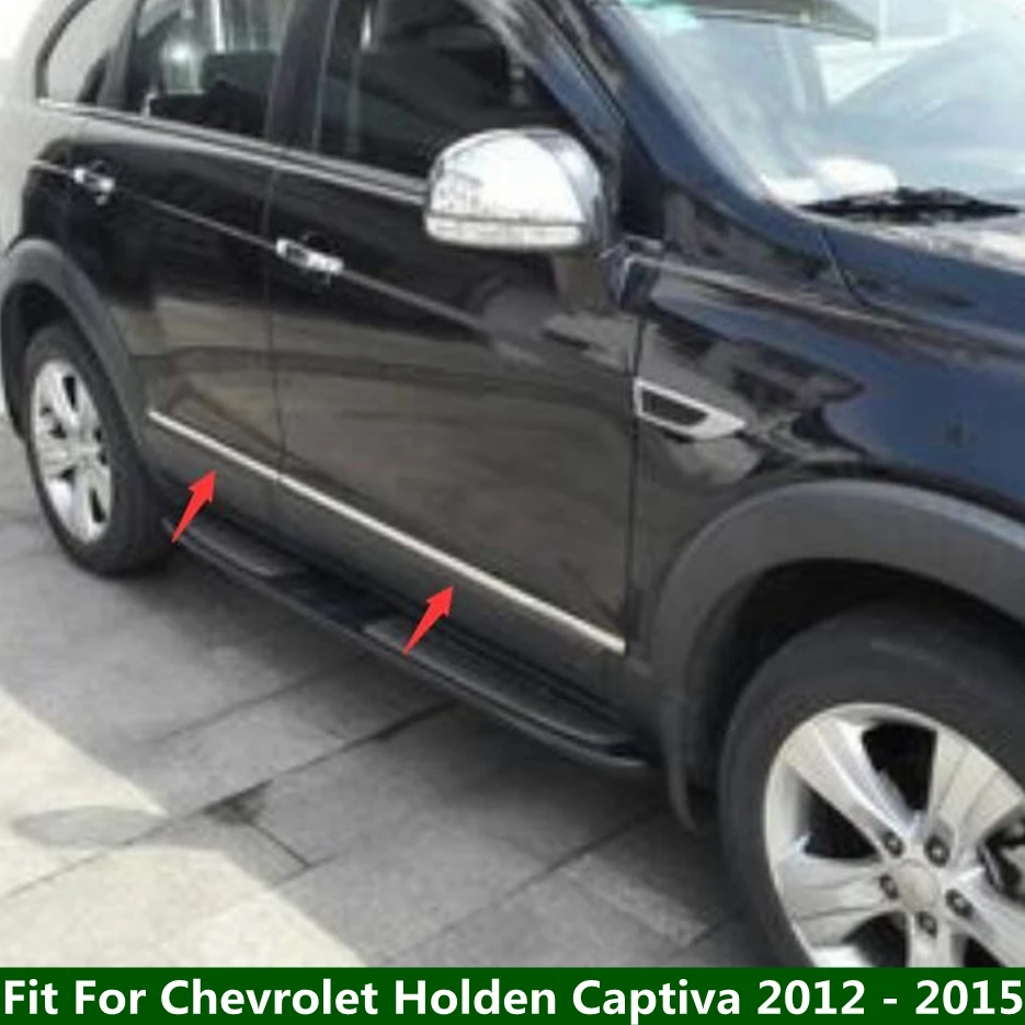 For Chevrolet Holden Captiva 2012 2013 2014 2015 Door Body Molding Decoration Strip Cover Trim 4 Pcs / Set