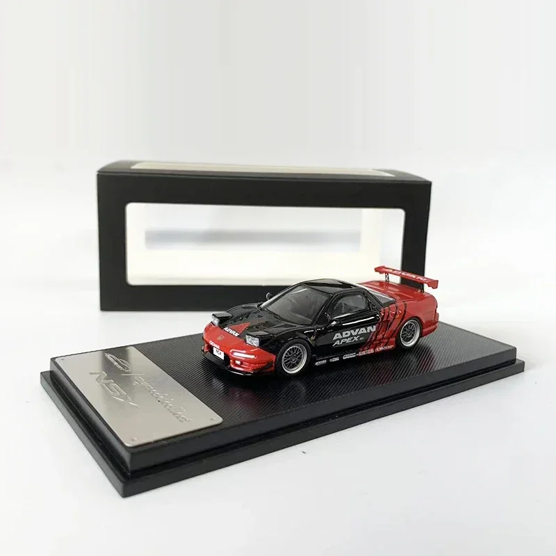 Modelo coletar 1:64 liga modelo carro nsx na1 veículo de corrida esportivo fundido-revestimento avvan ltd999