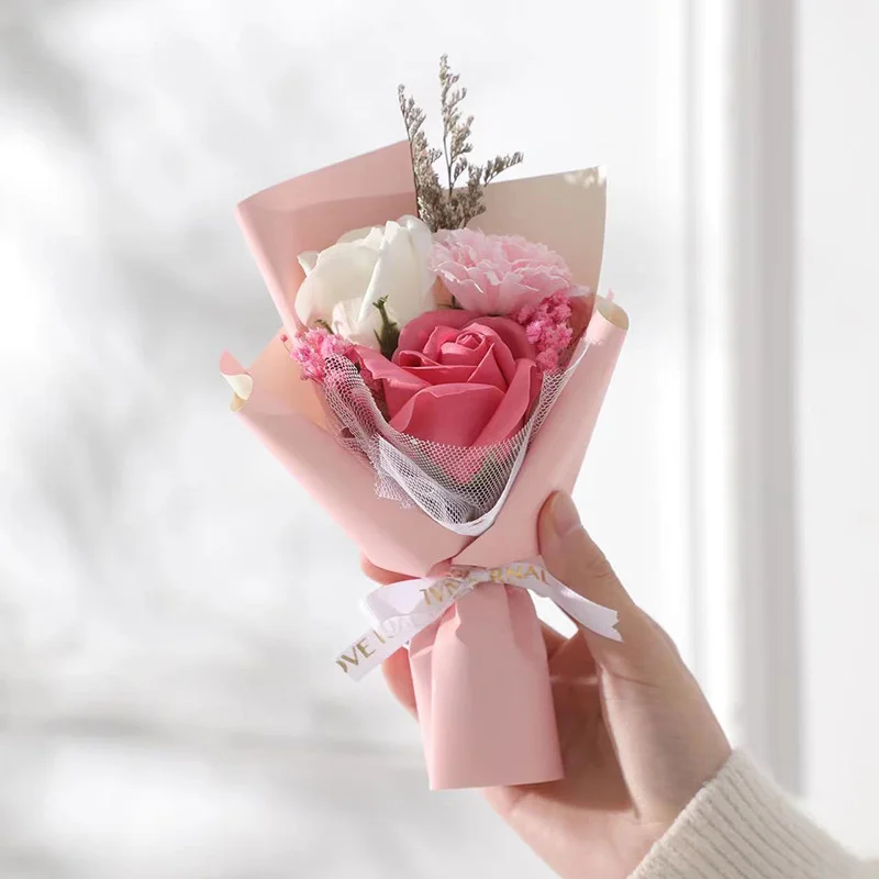 Mini-Souvenir-Kunstblumen, geeignet für Hochzeiten, Valentinstag, Muttertag, Abschlussfeiern und Lehrertag – Detail 2