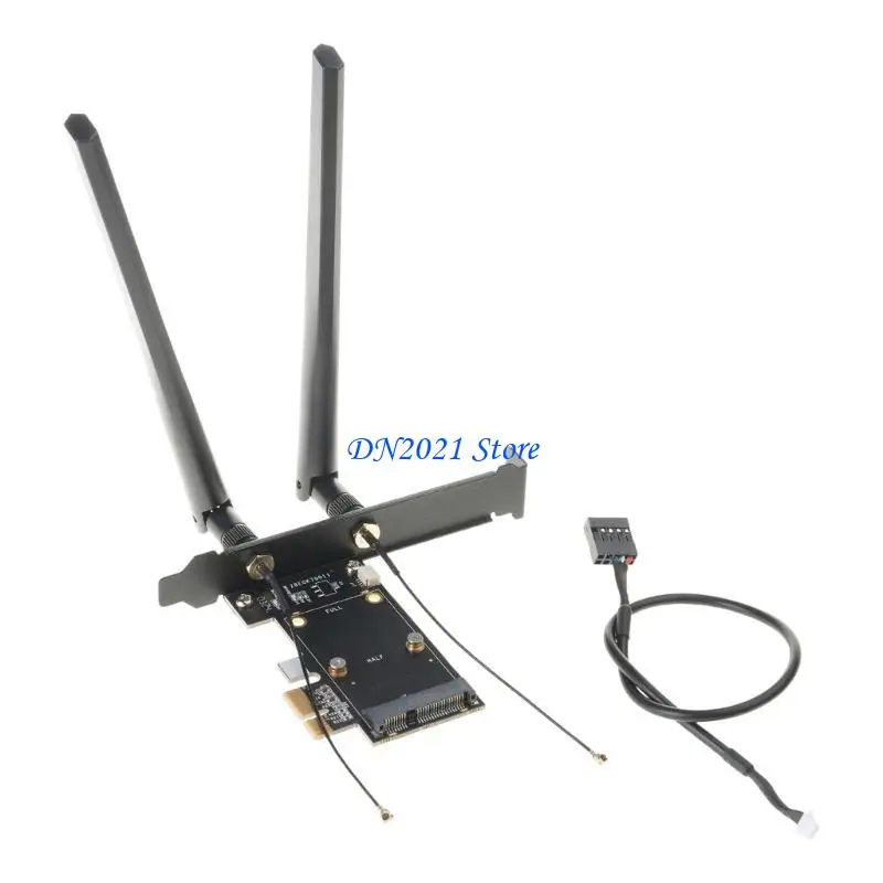 F3Ke hochwertiger Mini-PCI-Express PCIe X1-Adapter perfekt für Desktop-Computer