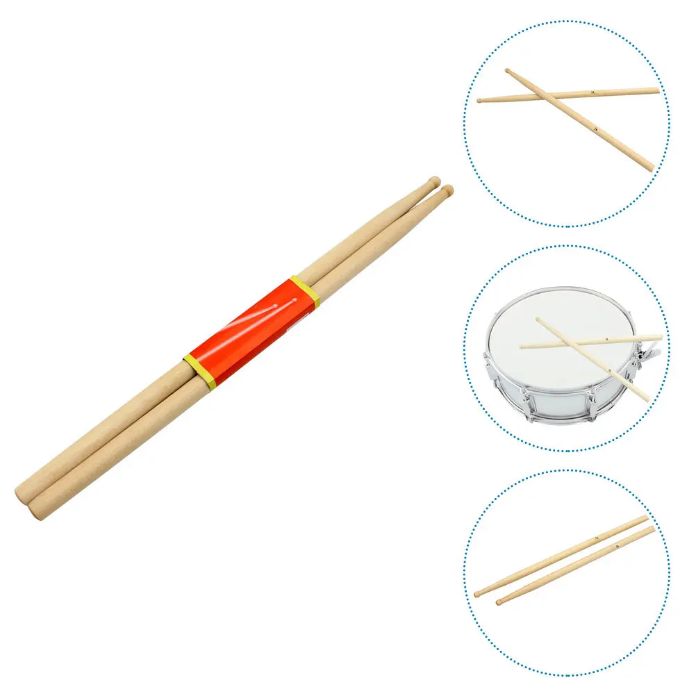 

1Pair Maple Wood Drumsticks 7a Lightweight Balanced Durable Drum Practice Sticks Percussion Accessories Drum Sticks