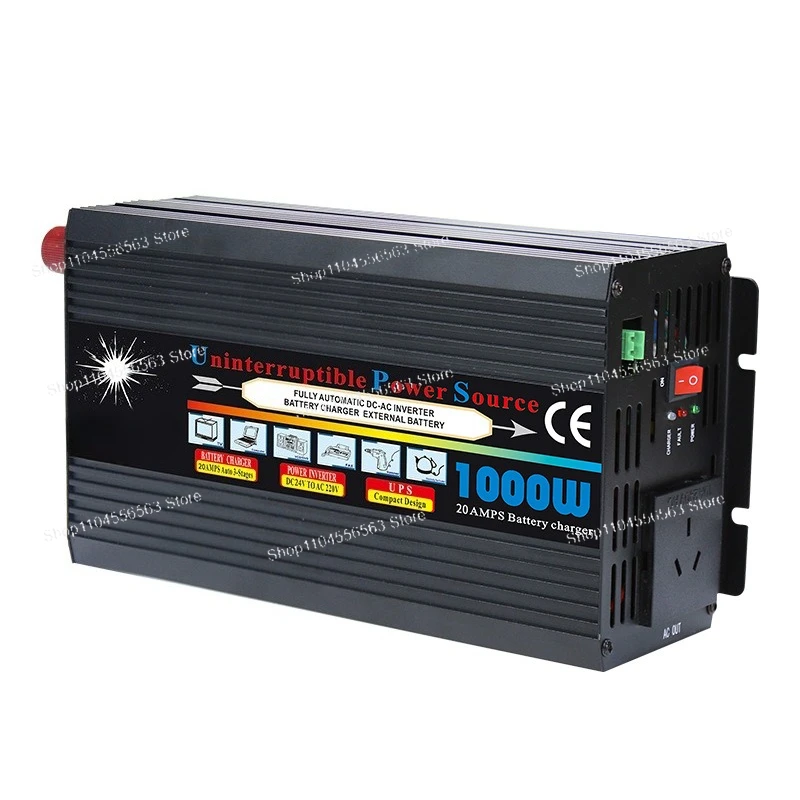 Charging Inverter All-in-One Machine 1000W 24V Uninterrupted UPS Inverter with Charging Elevator