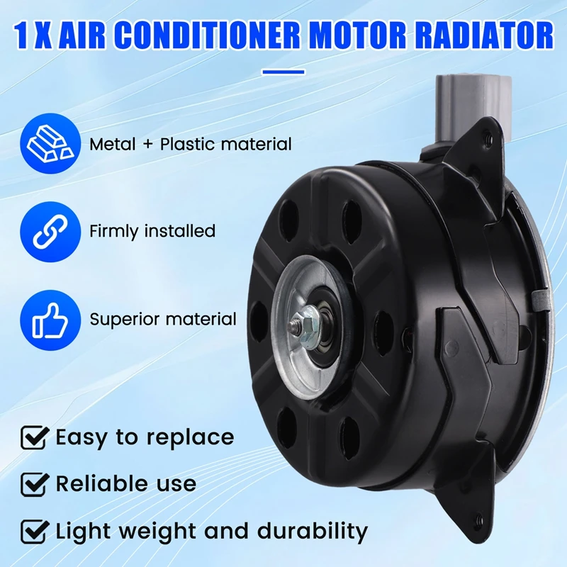 16363-28290 Car Condenser Fan Air Conditioner Motor Radiator For Honda Rav4 2.4L 2.5L 2006-2012 Lexus IS350 2006-2015