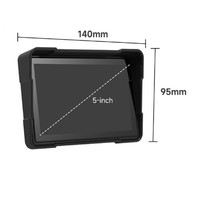 2025 Hot Style Dual Recording And GPS Navigation 5-Inch IPS Screen For Motorcycle Carplay And Android Auto Portable Dashcam