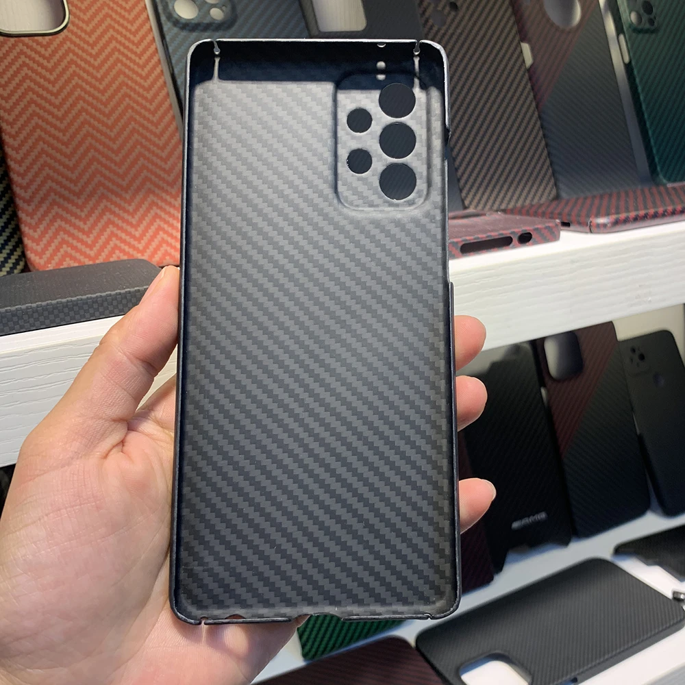 New! Real Aramid Fiber Genuine Carbon For Samsung Galaxy A52 5G Ultra-Thin Light Weight For Galaxy A72 Shell CASE Cover
