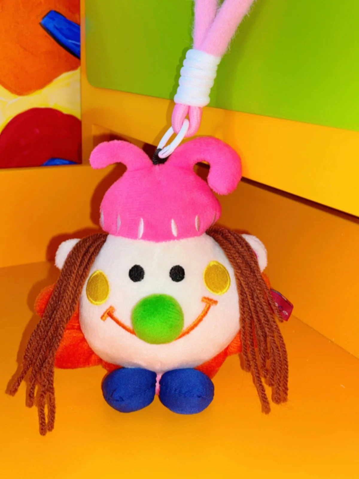 

Cute Plush Doll Keychain Decorative Hanging Ornament Home Cushion Crystal Velvet Fabric Durable Stitching for All Ages