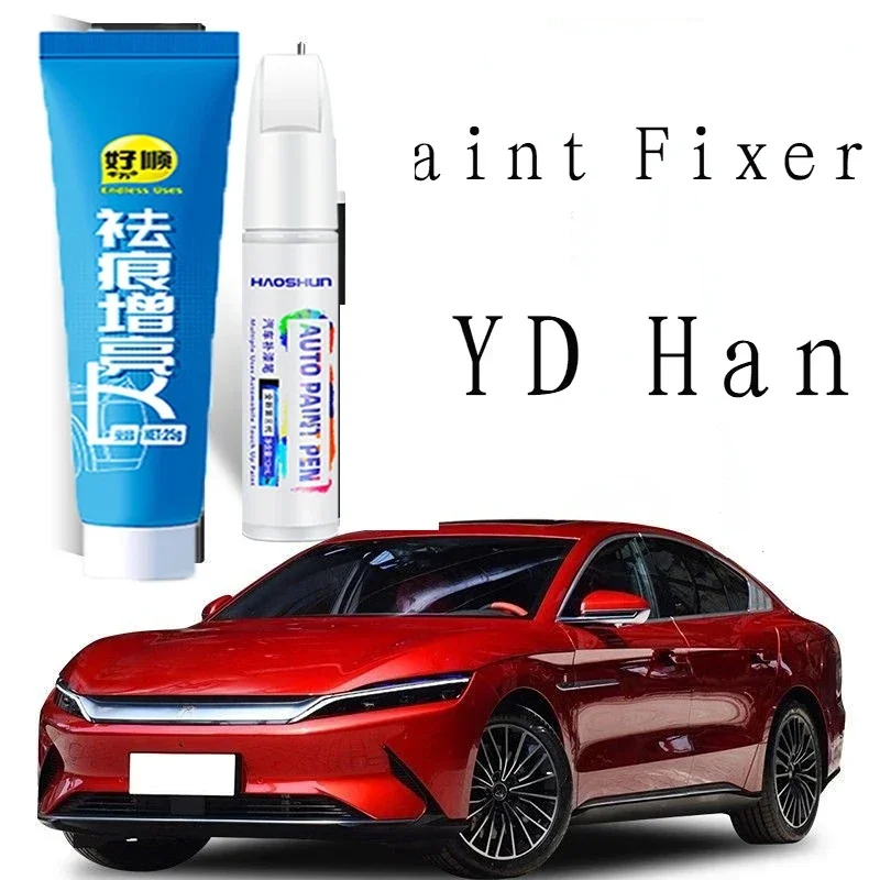 

Ручка для рисования царапин Подходит для BYD Han EV Ручка для ремонта краски Red Time Grey Han DMI Оригинальное применение для ремонта краски BYD Han