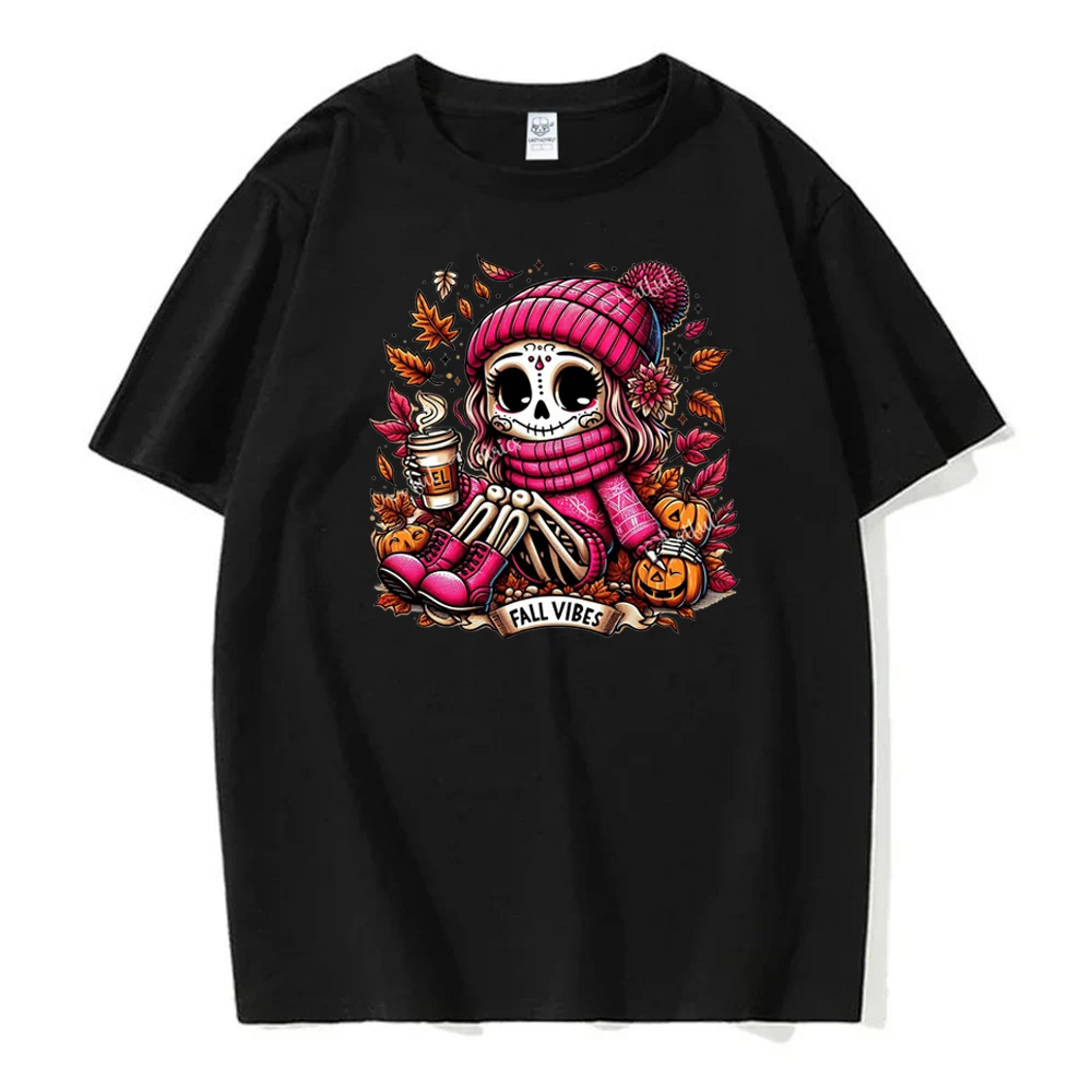 Happy Halloween Pumpkins Halloween T Shirts Pumpkin,Candy,Bones,Skeleton,funny Halloween Costume Cotton Shirt Graphic T Shirts