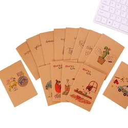 1pcs/lot Graffiti Cute Cartoon Kids Small Writing Craft Paper Blank Notebook Diy Handwritten sketches Painting School Office