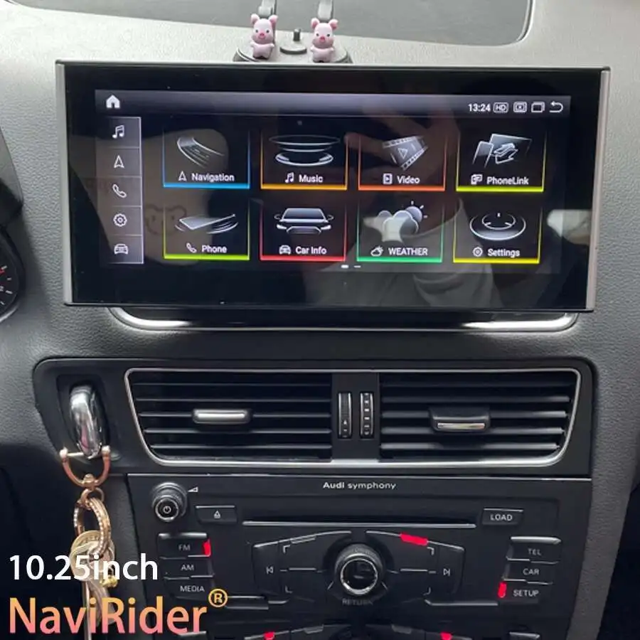 

Qualcomm For Audi Q5 2010-2018 Android Screen Car Radio Auto Multimedia Video Player Navigation GPS Stereo CarPlay 10.25" 12.3"