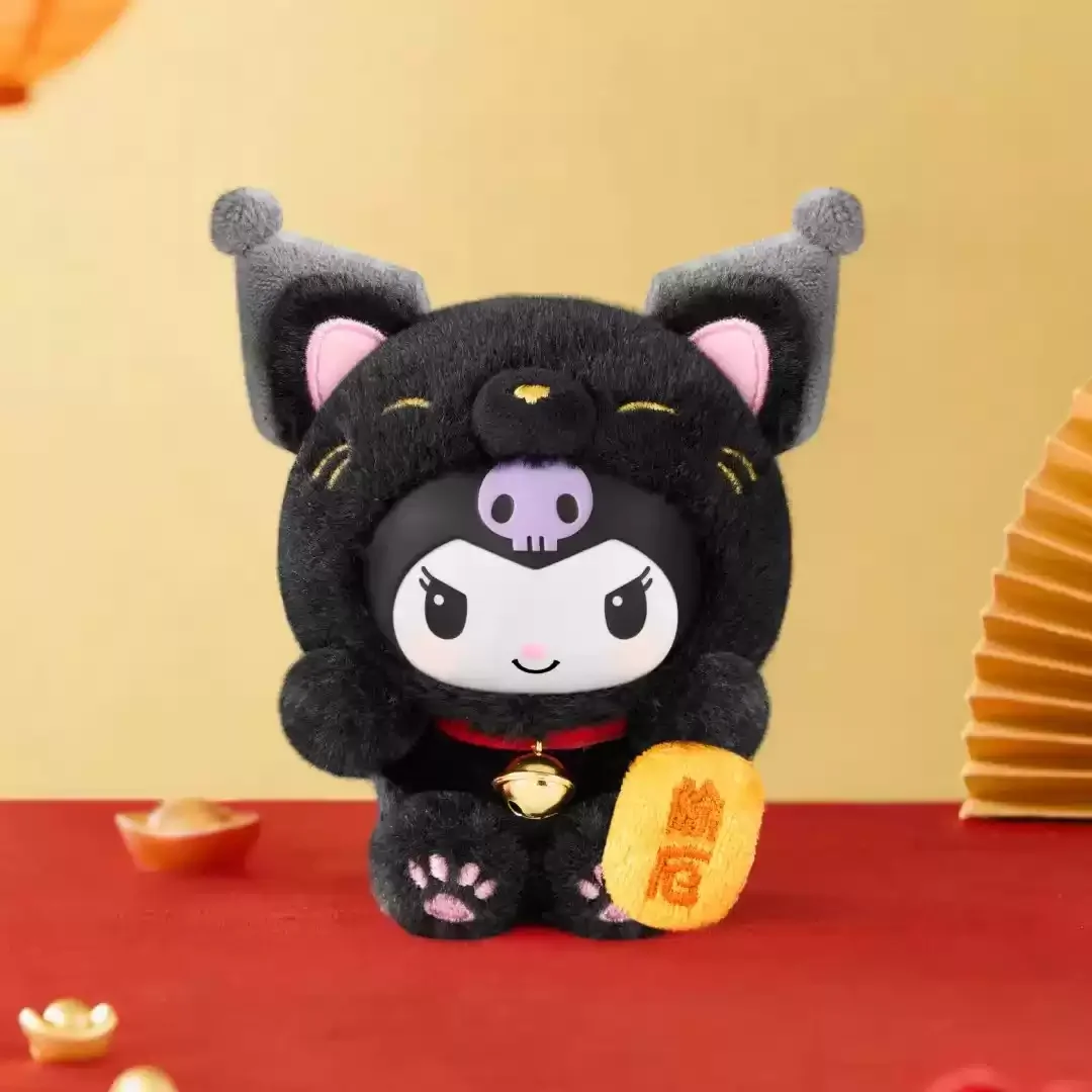 Disponibile - Nuovo Originale Sanrio Lucky Cat Series - Blind Box in Vinile e Peluche - Simpatico Ciondolo per Borsa - Statuetta - Mystery Box - Giocattoli di Tendenza - Regalo