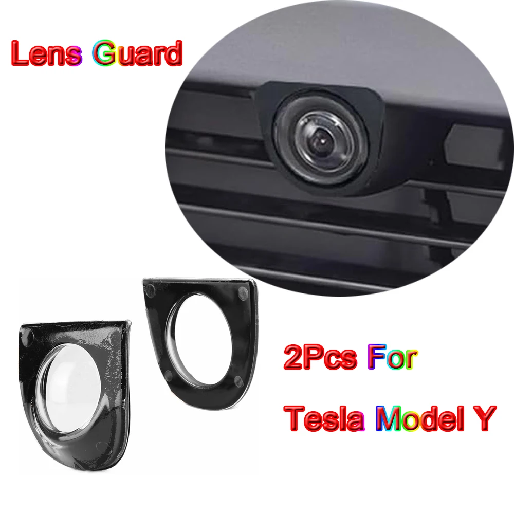 2Pcs Anti-Scratch Lens Protector Camera Lens Protection Cover for Tesla Model Y Juniper/Model YL 2025 2026