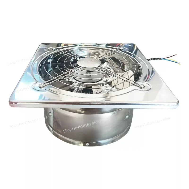 6 7 8 Inch Stainless Steel Kitchen Bathroom Exhaust Fan Metal Duct Ventilation Fan For Home Toilet Smoke Air Ventilation