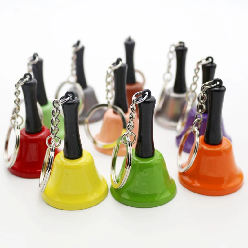 39mm Metal Christmas Hand Bell Santa Claus Jingle Bells Dinner Party Supplies Party Celebrate Rattle Tools Xmas New Year 2023